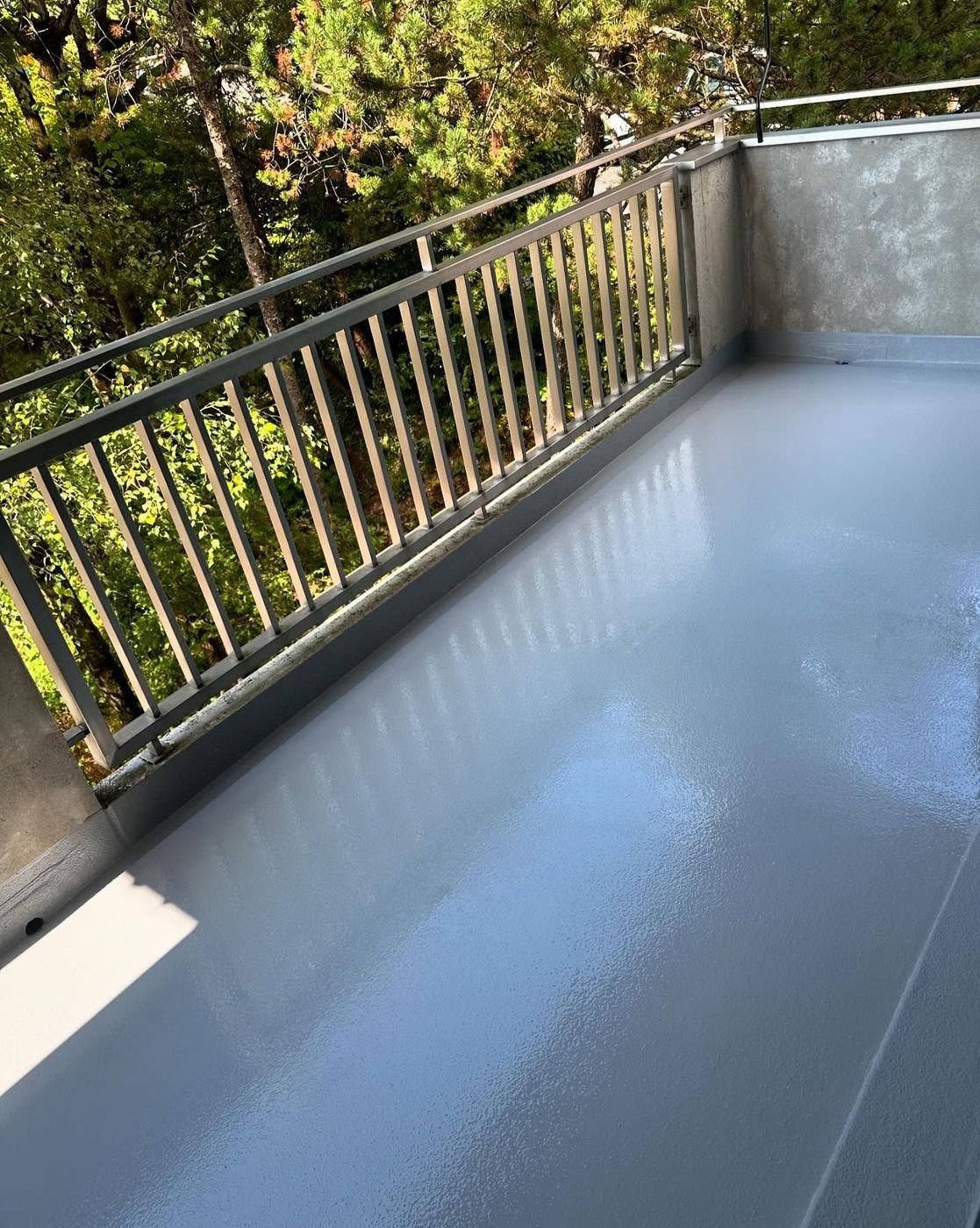 Balcon en résine polyuréthane