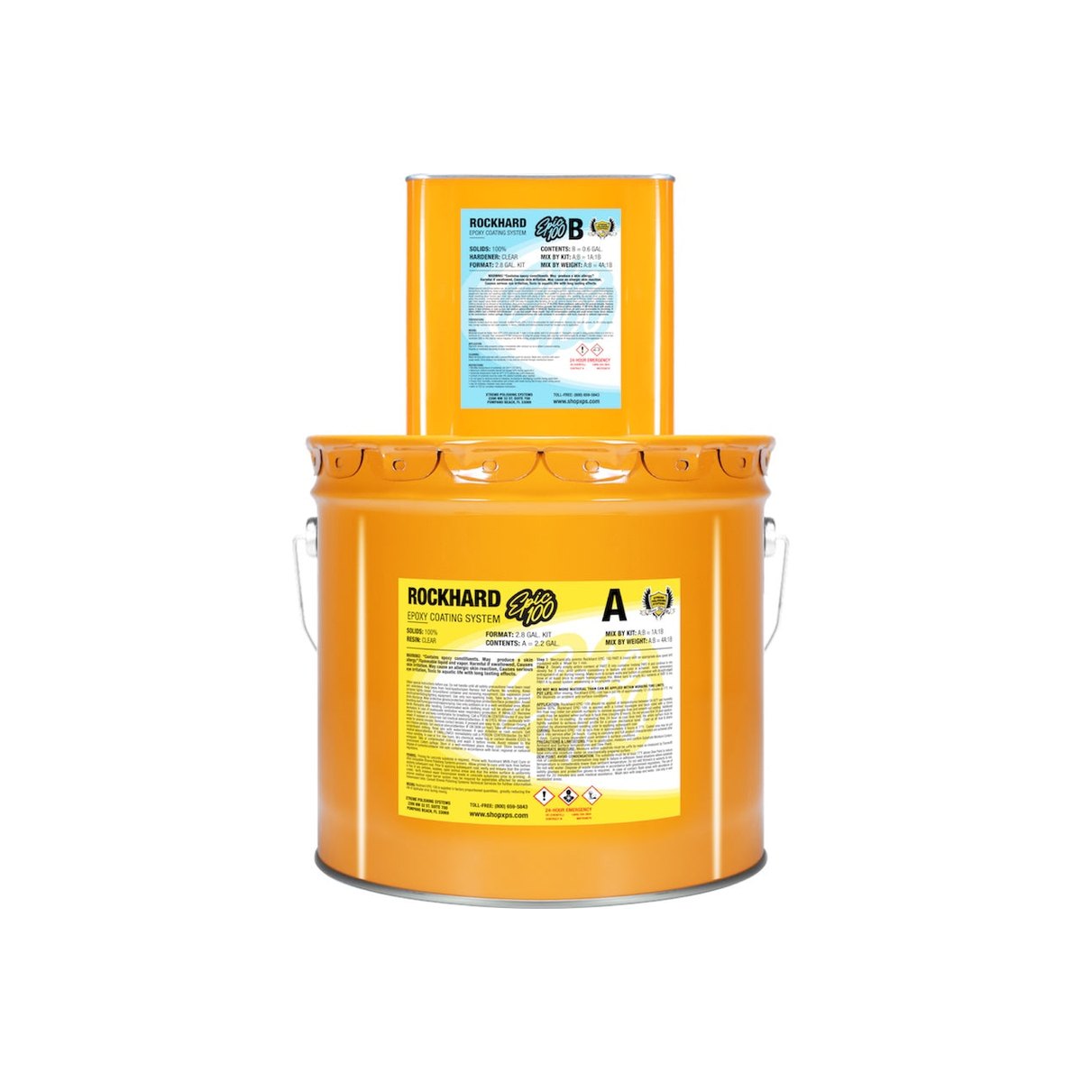 RockHard Epic 100 — époxy transparent, kit 11.5 kg